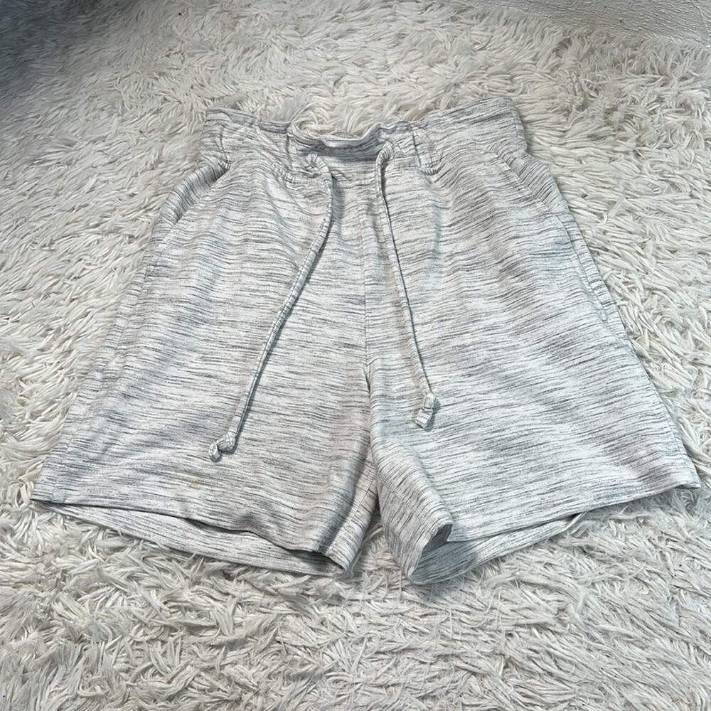 Lululemon Hello Sunday Short Heathered Space Dyed Mod White